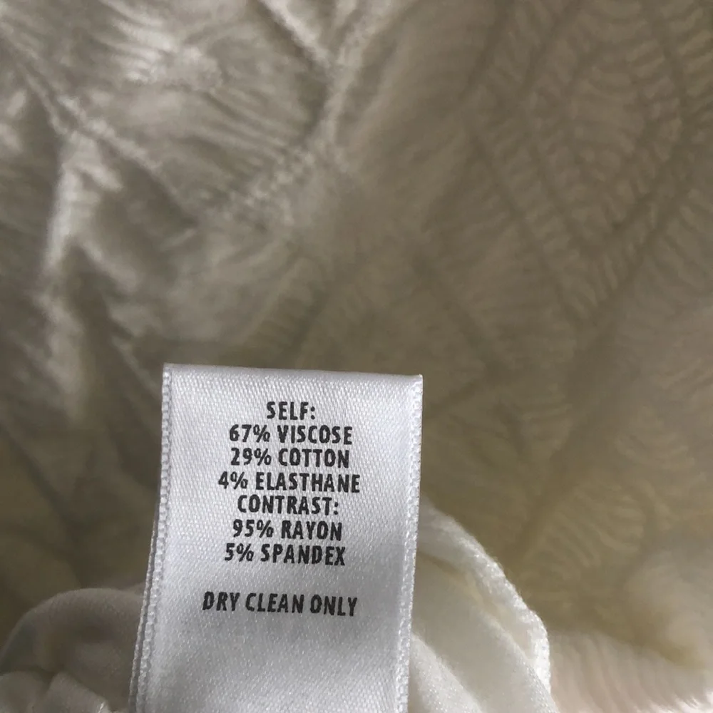 Bailey44 Cream Fitted Ribbed Blouse - Picture 4 of 4